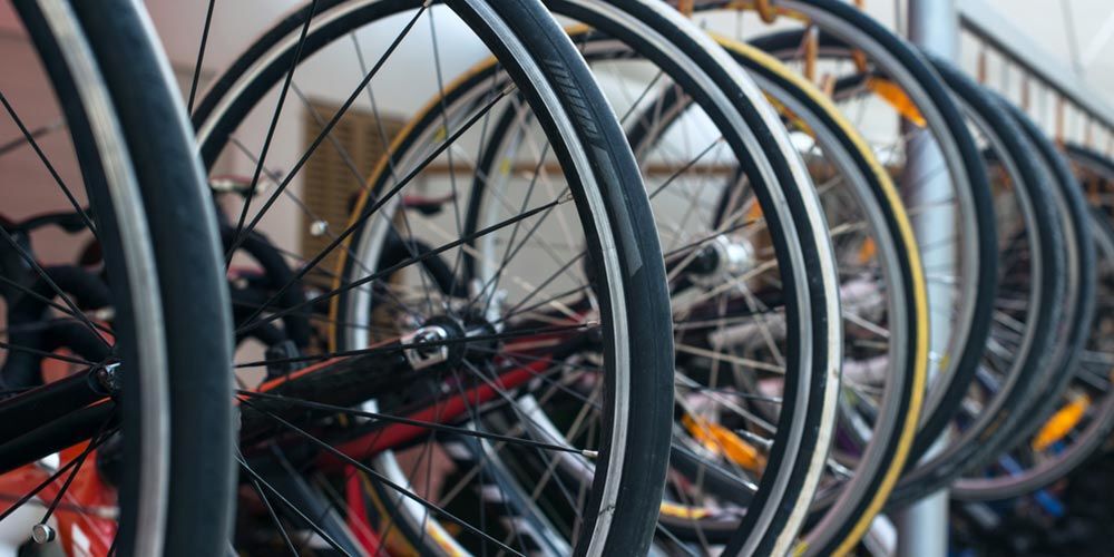 Cycle tyre cycle clearance
