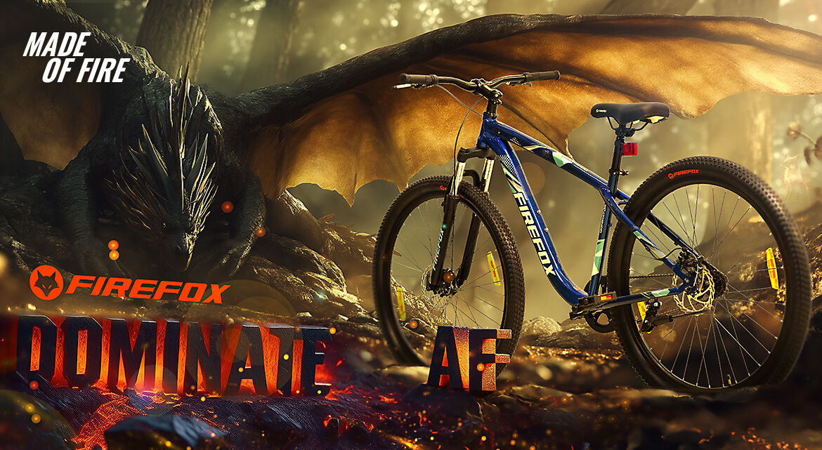 Firefox Dominator Unstoppable AF Mountain Cycles MTB Bikes