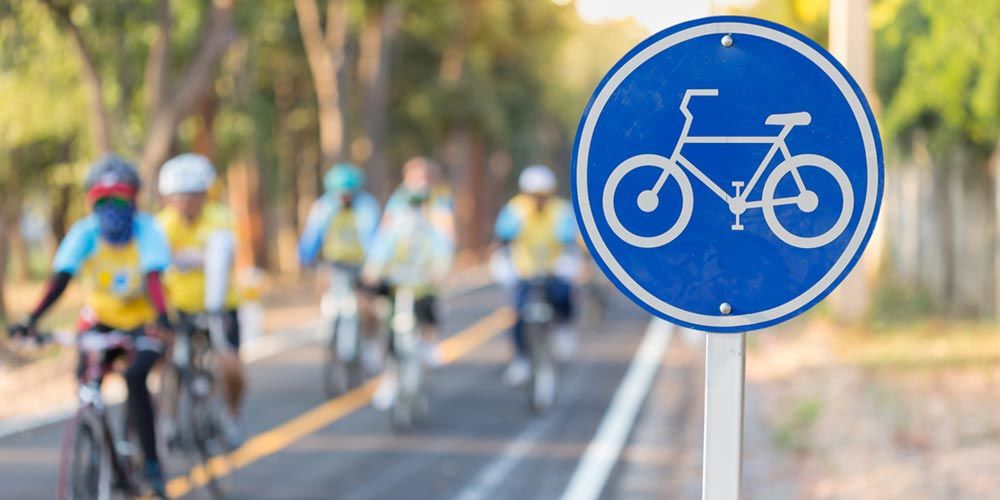 Biking on the sales road