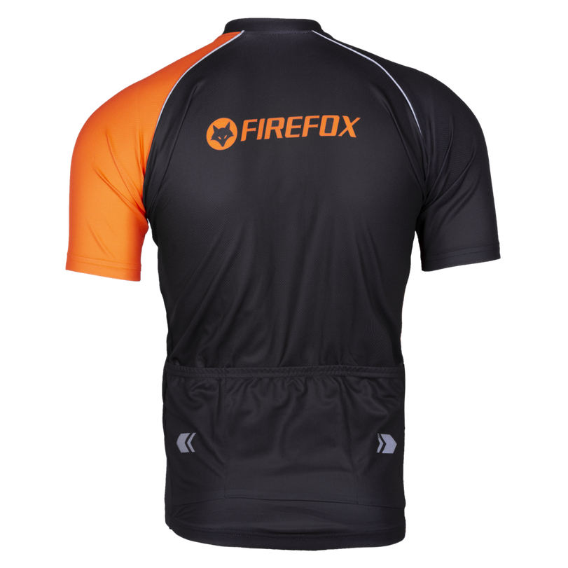 Jersey Advanced Half Sleeve  (S)- Org/Blk image number 2
