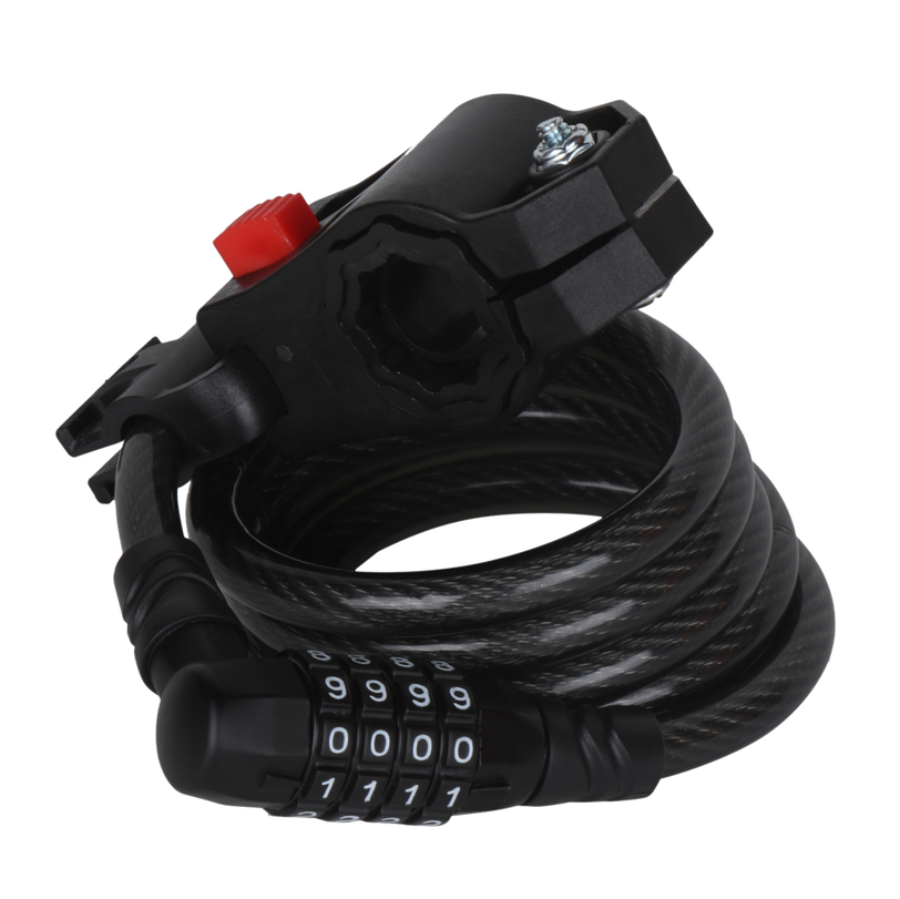 Bicycle Lock-Spiral Resettable Combination image number 0