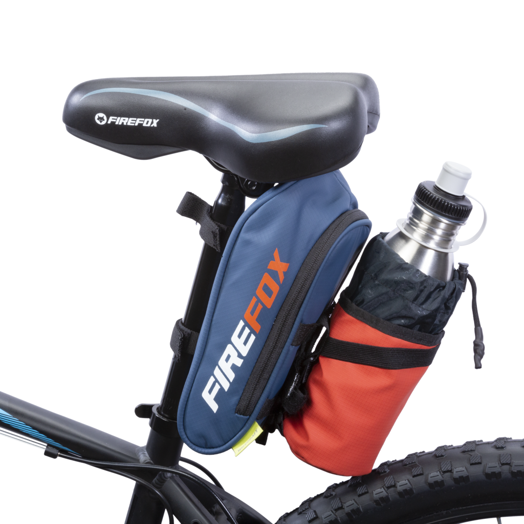 Bicycle Seat Tube Bag With Bottle Holder